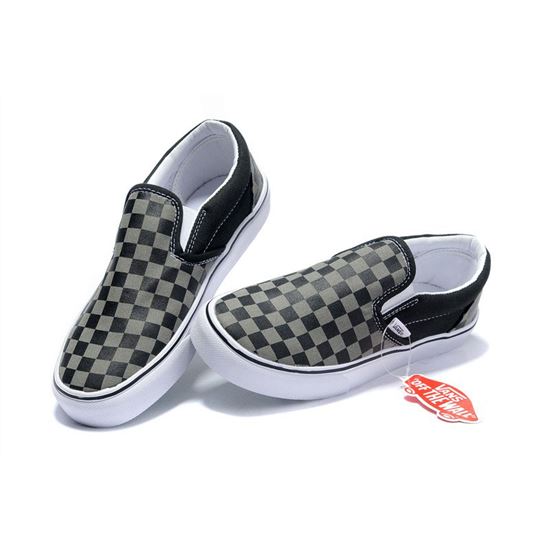 Vans Checkerboard Slip-On Black-Pewter