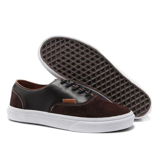 Vans Classics Leather N Canvas Era Wingtip Chocolate