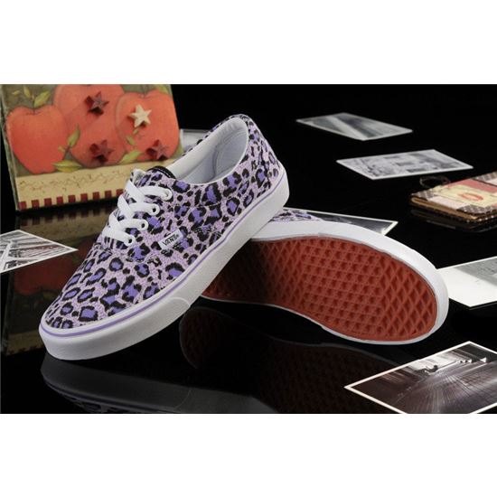 Vans Leopard Authentic Purple