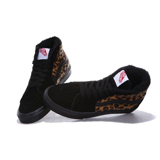 Vans Leopard Fleece Lining Sk8-Hi Black