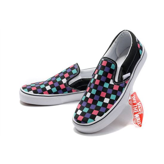 Vans Washed Checker Slip-On Colorful