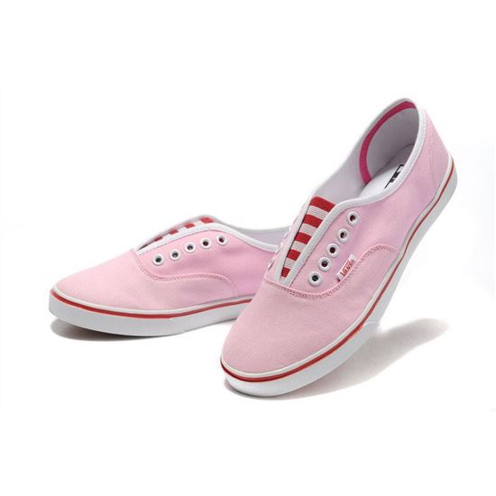 Womens Vans Era Laceless Pink