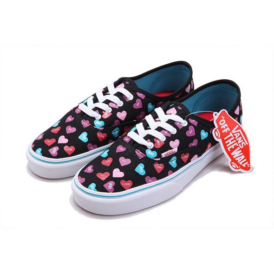 Womens Vans Love Authentic Black