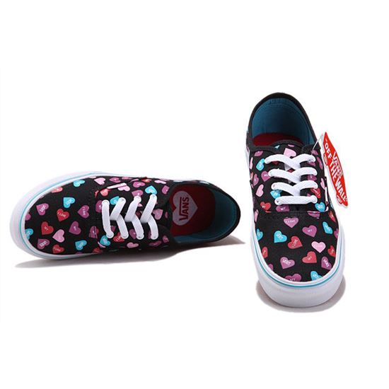 Womens Vans Love Authentic Black