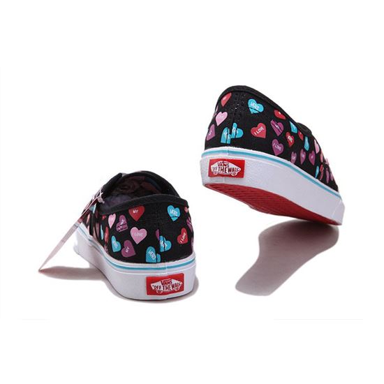 Womens Vans Love Authentic Black
