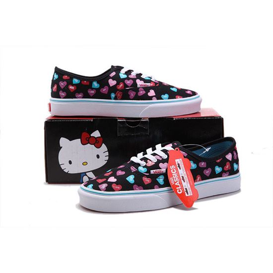 Womens Vans Love Authentic Black