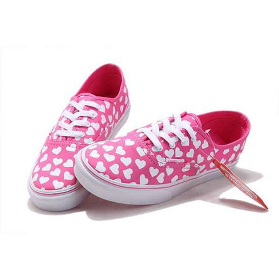 Womens Vans Love Authentic Pink